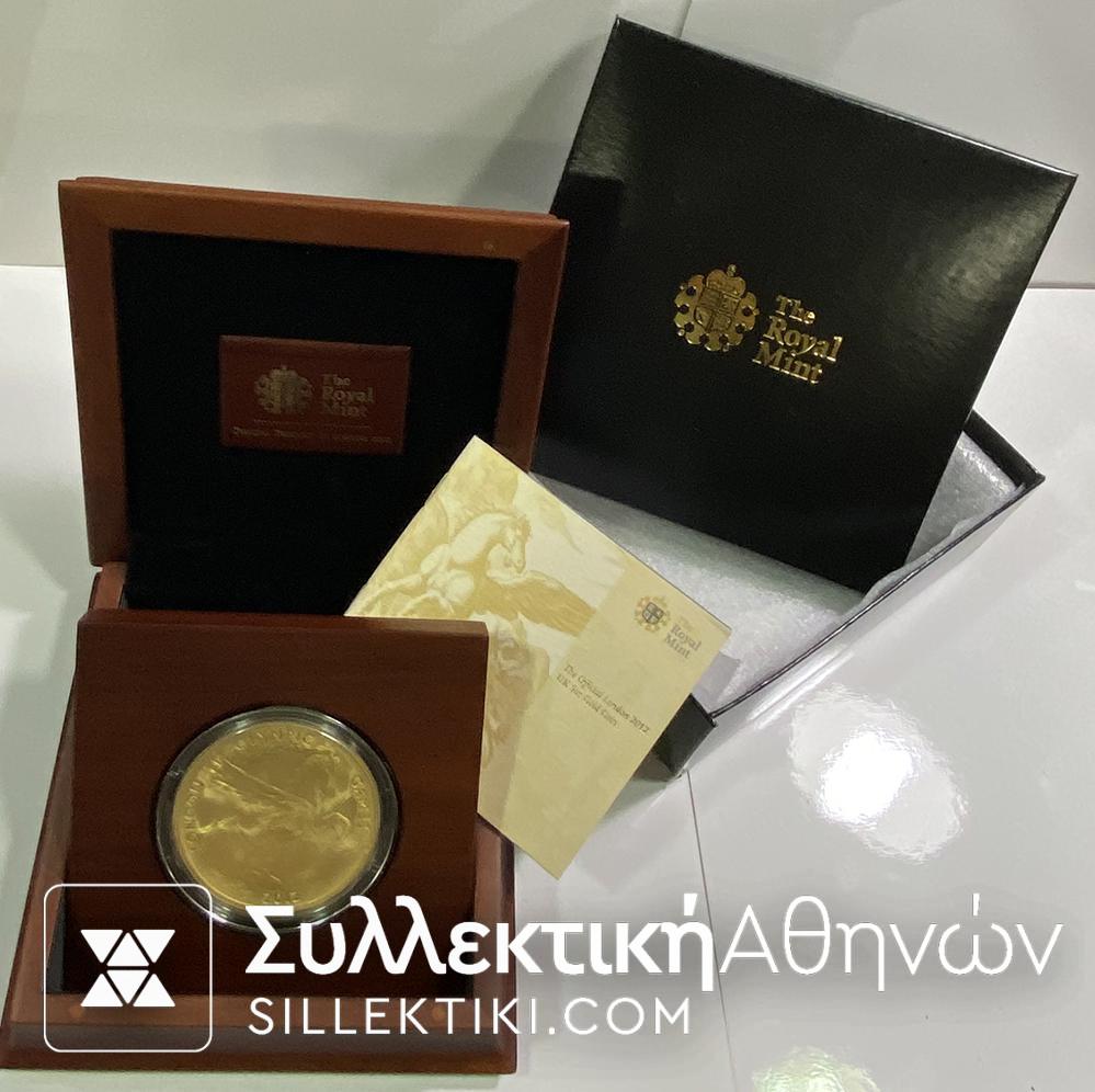 GR. BRITAIN 10 Pound 2012 LONDON OLYMPIC gold